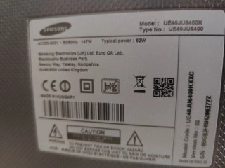 Samsung UE40JU6400K TV 40 pulgadas, Smart TV