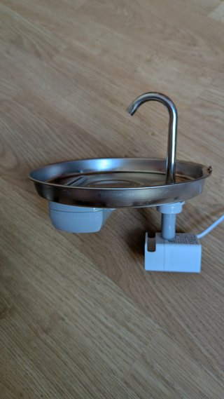 Fuente para gatos acero inoxidable 2,2L