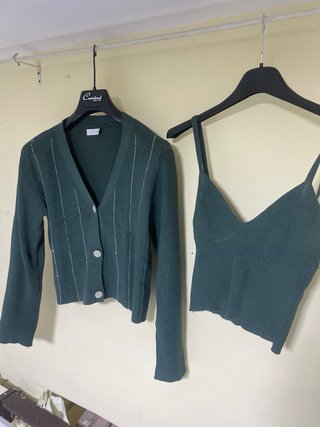 Completo donna taglia unica verde