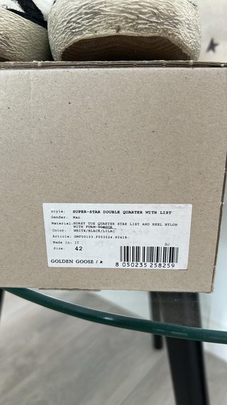 Zapatillas Golden Goose Talla 42 Beige/Morado