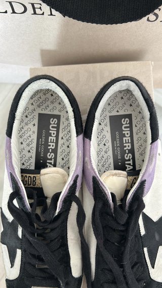 Zapatillas Golden Goose Talla 42 Beige/Morado
