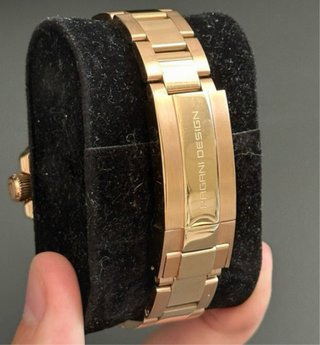 Pagani Design Reloj Automático Marrón/Dorado
