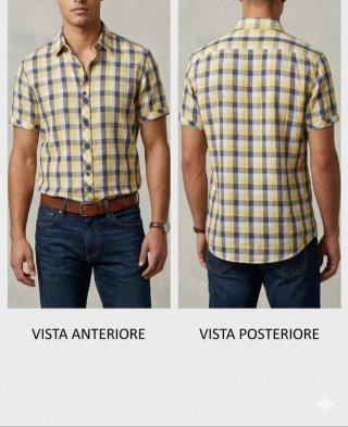 J.Hart & Bros - Camicia Casual Uomo Taglia XL