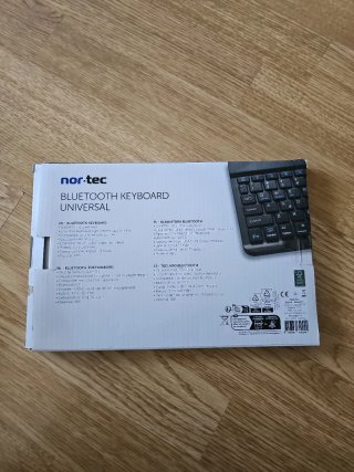 Teclado Bluetooth Negro.