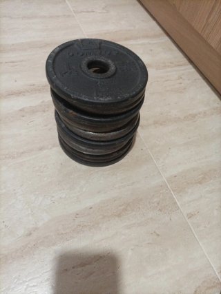 Discos de pesas 1 kg 10 unidades