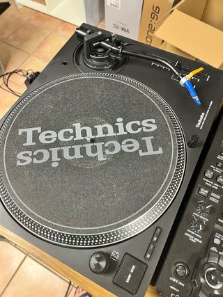 Technics SL-1210MK7 Tocadiscos Negro/Plateado