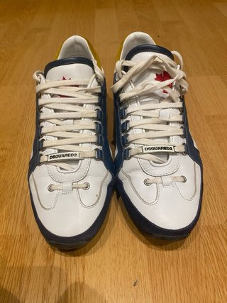 Zapatillas DSquared2 Blancas y Azules