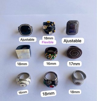 Set 9 Anillos Boho