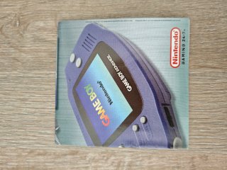 Folleto original Game Boy Advance