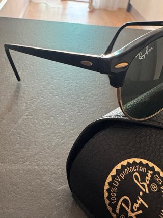 Occhiali Ray-Ban Clubmaster Nero Oro
