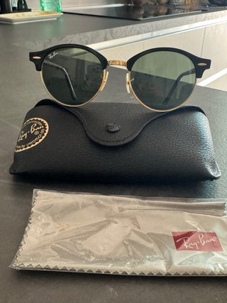 Occhiali Ray-Ban Clubmaster Nero Oro