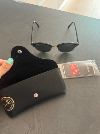 Occhiali Ray-Ban Clubmaster Nero Oro