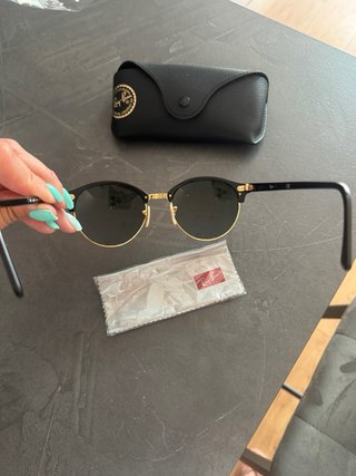 Occhiali Ray-Ban Clubmaster Nero Oro