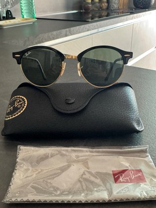 Occhiali Ray-Ban Clubmaster Nero Oro
