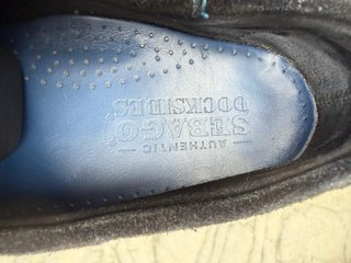 Nauticos Sebago Negro y Azul
