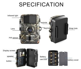 Camara de Caza 16 Mpx Full HD 1080p