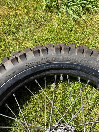 Rueda trasera moto 49cc