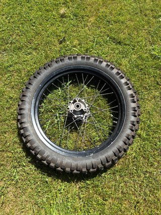 Rueda trasera moto 49cc