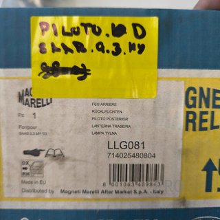 PILOTO TRASERO DERECHO SAAB 93 NUEVO LLG081