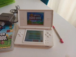 Nintendo DS Lite Blanca + New Super Mario Bros.
