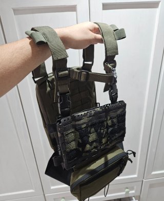 Chaleco Airsoft Táctico Verde, no se uso casi nada