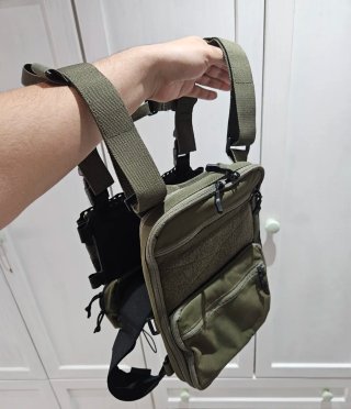 Chaleco Airsoft Táctico Verde, no se uso casi nada