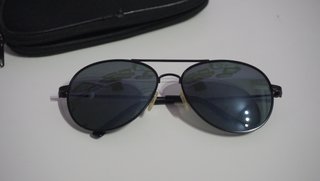 Gafas de sol Ray-Ban negras y grises aviador