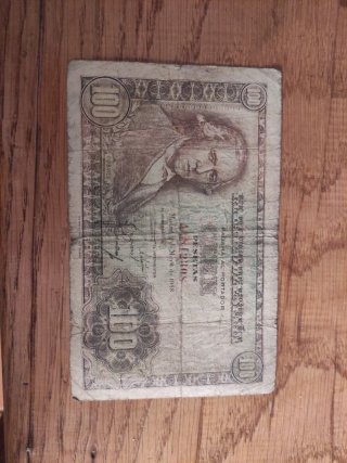 Lotto di vecchie banconote spagnole in pesetas