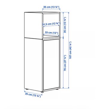 Mueble Almacenaje Blanco/Madera