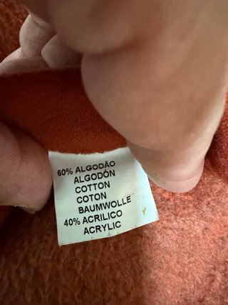 2 Mantas de tela con rayas marrones y naranjas