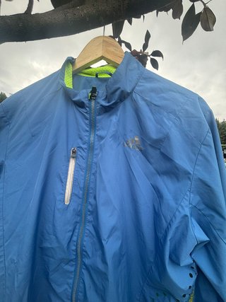 Cortavientos Adidas Azul y Verde
