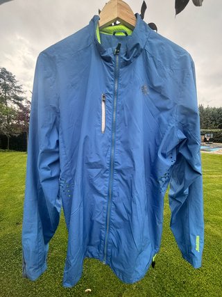 Cortavientos Adidas Azul y Verde