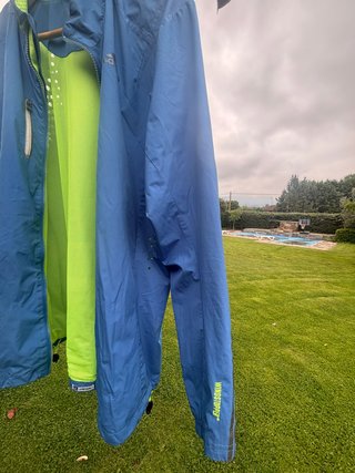 Cortavientos Adidas Azul y Verde