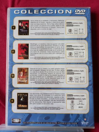 Pack 8 Películas DVD Acción/Crimen/Terror