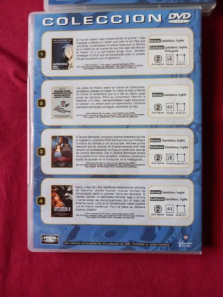 Pack 8 Películas DVD Acción/Crimen/Terror