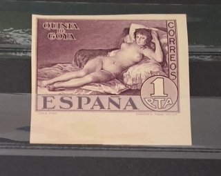 Sello España 1 Peseta Quinta de Goya 1930