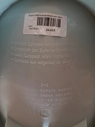Silla de bañera bebe