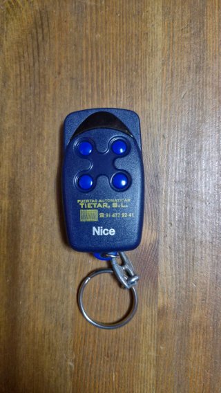 Mando Garaje Nice FLO1 FLO2 FLO4 433.92MHz