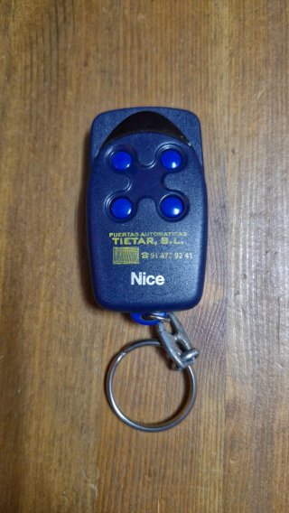 Mando Garaje Nice FLO1 FLO2 FLO4 433.92MHz