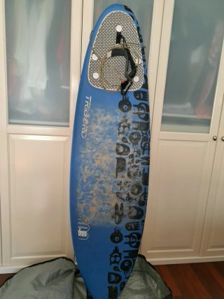 Funda Tabla Surf Tribord Negra