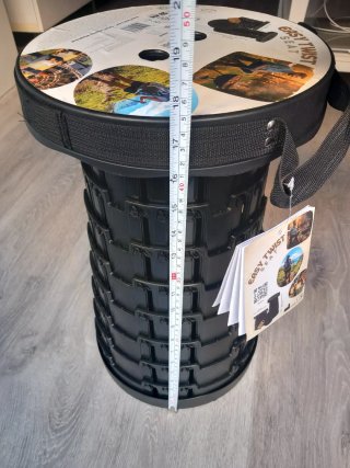 Taburete telescópico plegable 45cm NUEVO