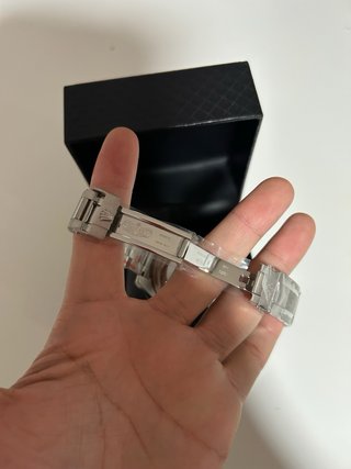 Reloj Rolex Automático Verde y Plateado