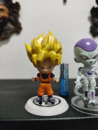 Goku y Freezer Dragon Ball Gashapon