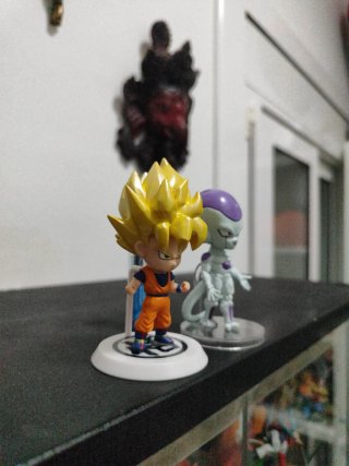 Goku y Freezer Dragon Ball Gashapon