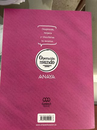 Química 2 Bachillerato  Anaya: Operación mundo