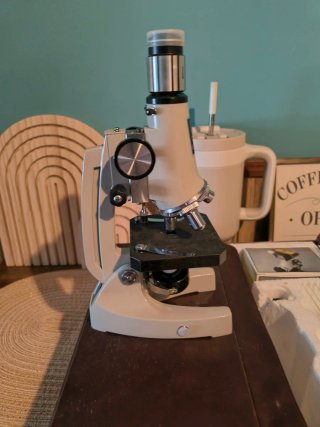 Microscopio Infantil Antiguo Kit Completo C.O.C