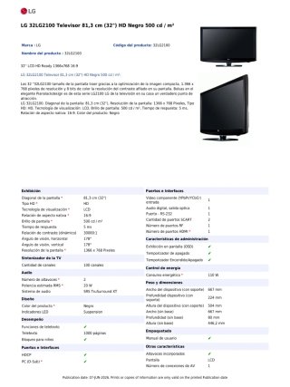 Televisor LG 32"