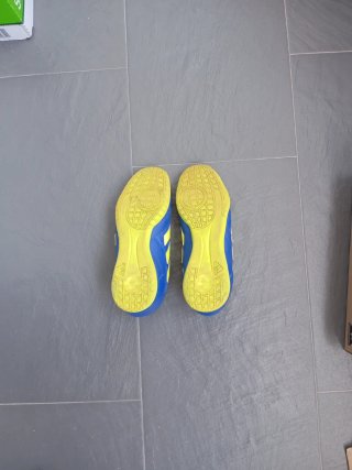 Zapatillas Fútbol Sala Adidas Azul/Amarillo
