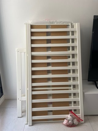 Cuna bebé blanca 120x60cm