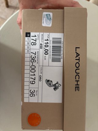 Tacones L'Atouche Doradas Fiesta